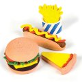 Fast Food Erasers - Pack of 48