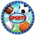 Party Plates "All-Sports" (7") - 8 cnt
