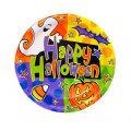 Halloween "polka dot " Paper Plates (8 3/4") - 8 cnt