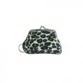 Leopard Print Coin Purse with Clutch Clasp