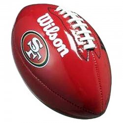 Wilson NFL Team Logo Football (SanFrancisco 49ers)