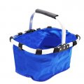 Collapsible Basket, Folding Shopping Bag-Blue