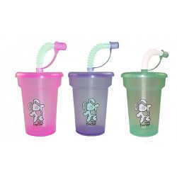 Assorted Color "Happy Easter" Sippie Cups - 12pk