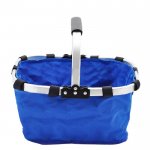 Collapsible Basket, Folding Shopping Bag-Blue