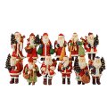 Santa & St. Nick Ornaments - Set of 12