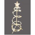 Lighted Spiral Christmas Tree - 24" Pre-lit Rope Light Holiday Decor