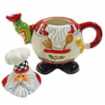 Chef Santa - Ceramic Christmas Teapot