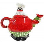 Chef Santa - Ceramic Christmas Teapot