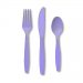 Party Cutlery Set in Lavender - 24 pc
