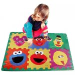 Sesame Street Make a Face Floor Puzzle Mats - 6 Pieces