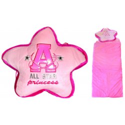 All Star Pink Princess Sleeping Bag & Carrying Case