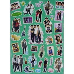 Jonas Brothers Camp Rock Stickers Collection