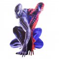 Black Venom and Spiderman Duo Sticker - Giant Size