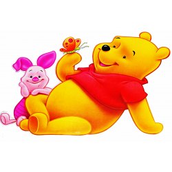 Winnie the Pooh and Piglet Decal Sticker