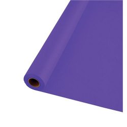 Polyvinyl 40"in x 100'ft Banquet and Picnic Table Rolls - PURPLE