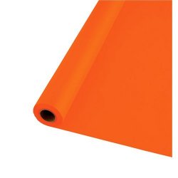 Polyvinyl 40"in x 100'ft Banquet and Picnic Table Rolls - ORANGE