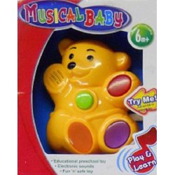 Musical Baby Toy Play and Learn Educational Toy (My First Bear)