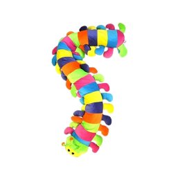Q.T. Katerpillar - The Giant 6ft. Multicolor Plush Caterpillar