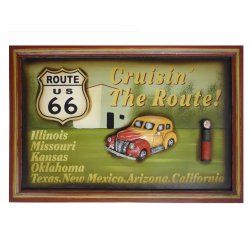 Route 66 - Crusin' The Route Wall Art
