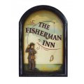 Bar Art - The Fisherman Inn Vertical Sign