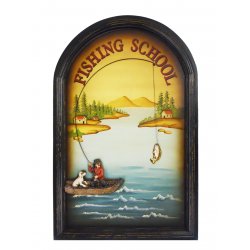 Bar Art - Fishing School