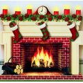 Create a Scene Christmas Fireplace - 35" x 40" Wall Cover