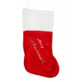 Merry Christmas Embroided Stocking